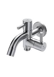 Ein zentraler außenwasserhahn im garten muss oft für mehrere zapfzwecke herhalten. Gartenwasserhahn Imber Twin Kaltwasser 2 Wege Edelstahl Armatur