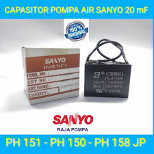 9 meter (max) daya dorong : Kapasitor 20 Mikro Capasitor Pompa Air Sanyo Original Ph 150 Ph 151 Ph 158 Shopee Indonesia