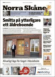 The headquarters of the paper is in hässleholm. Norra Skane 2020 11 13