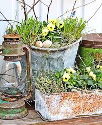 Easter Decorations Egg Designs Amp Ideas 2019 2020 Spring Planter Spring Porch Decor Easter Garden