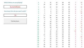 lottery number picker excel macros