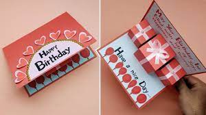 Find great designs on our high quality greeting cards. Birthday Card Ideas Gift Box Card Ideas Birthday Greeting Cards Latest Design Handmade 287 Youtube