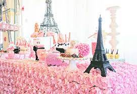 The eiffel tower plays a very prominent role as a symbol of paris and should be central to your paris themed bridal shower decor. French Parisian Bridal Wedding Shower Party Ideas Photo 1 Of 16 Catch My Party