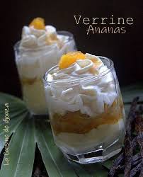 Verrine D Ananas Caramelises Facile Recette Verrines Ananas Recette Ananas Verrine Sucree Facile