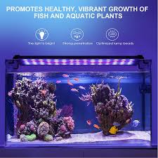 You can adjust the light according to your how long should i leave the light on? Buy Aqqa Aquarium Lights Fish Tank Led Light With Extendable Brackets Waterproof Full Spectrum Blue Red White Leds With External Timer Controller For Freshwater Planted 11w 12 18 Online In Indonesia B08qry8p7q