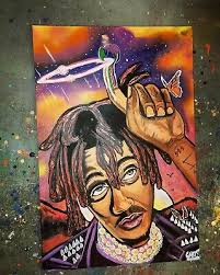 Stylized as juice wrld), was an american rapper, singer. Juice Wrld Painting Canvas For Sale Picclick