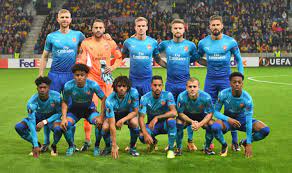 It is believed that the decision on the kit was made by uefa. Why Are Arsenal Wearing Their Blue Away Kit Vs Ostersunds Football Sport Express Co Uk