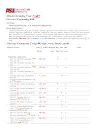 Asu Cse Major Map Asu Engineering Transfer Mapp