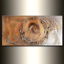 Large silver abstract round metal wall art. Original Gold And Silver Metallic Textured Modern Abstract Painting Co New Wave Art Gallery