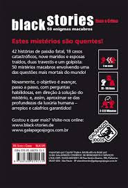Galápagos, Black Stories: Sexo e Crime, Jogo de Enigmas para Amigos, 2+  jogadores, 30 minutos por partida : Vários Autores: Amazon.com.br:  Brinquedos e Jogos