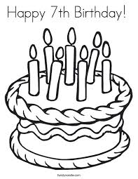 When autocomplete results are available use up and down arrows to review and enter to select. Happy 7th Birthday Coloring Page Twisty Noodle