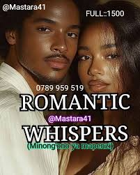 SEHEMU YA 11 Tittle _ROMANTIC WHISPERS (Minong'ono ya Mapenzi) PG _ 18+ yrs  Author _Mastara41 Location _Tabora & Dar es salaam ILIPOISHIA.........  "Puuuh....!!" Rose alidondoka chini kama gunia la Matoborwa, chakula pendwa
