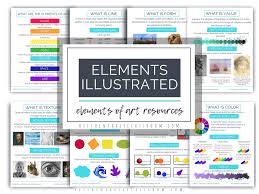 After +100 hours of development and with great help from the ael community, these elements of art posters are finally available for purchase. The Illustrated Elements Elements Of Art Posters And Printable Bundle The Kitchen Table Classroom