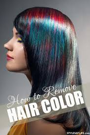 Focus more on what products you're using, rather than time in between palmer recommended washing colored hair in cooler water: How To Remove Hair Color Styles At Life