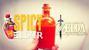 How To Make Spicy Elixir From Zelda Breath Of The Wild Sriracha Breath Of The Wild Zelda Breath Geek Food