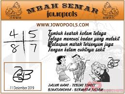 Syair Sd Mbah Semar 11 Desember 2019 Keluaran Togel