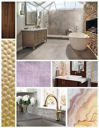 Blush pink walls, geometric tile and champagne bronze fixtures are the magic combination for creating a sleek yet inviting master bathroom. Champagne Bronze A Fixture Design Trend To Try Delta Faucet Inspired Living