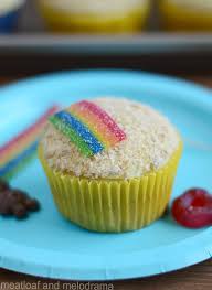 Make your own beach themed cupcakes for your party using cocktail umbrellas and flamingo candy. Summer Beach Party Cupcakes Meatloaf And Melodrama