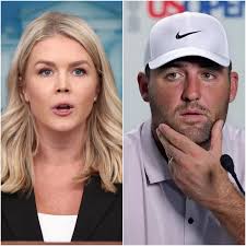 🔴“A deafening slap in the face for America, we don't need FAILED CLOWNS  like him!” This harsh comment about Scottie Scheffler wasn't in the script,  but Karoline Leavitt blurted it out, leaving