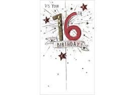 16 Jaar Grote Luxe Verjaardagskaart It Is Your 16th Birthday Muller Wenskaarten