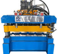 Alu Zinc Coated Steel Tile Roll Forming Machine 0.3-0.6mm Thickness material