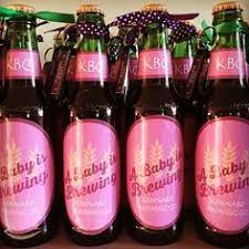 Diy A Baby Is Brewing Baby Shower Favors Yuengling Bottles With Personalized Labels Bottle Openers Brew Baby Shower Baby Shower Favors Easy Baby Shower Games