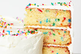 Spread 1/3 of the filling over the first cake round, letting the filling fall into the holes you have poked. How To Turn Any Cake Into A Funfetti Cake