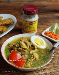 1 ekor ayam kampung ukuran sedang. Diah Didi S Kitchen Soto Babat
