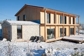 Auto Construction D Une Maison A Ossature Bois Habitat Partage Passif Et Maison Ossature Bois Construction Et Ossature Bois