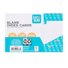 Maybe you would like to learn more about one of these? Pen Gear Unruled Index Cards White 100 Count 4 X 6 Walmart Com Walmart Com