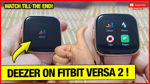 Deezer On Fitbit Versa 3 2 Sense Youtube