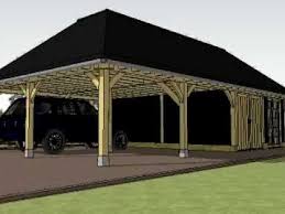 Het grote voordeel van een carport aan huis is dat je maar weinig materiaal nodig hebt om een carport te bouwen. Eiken Gastenverblijf Dubbele Carport Garage Tuinhuis Veranda Met Eiken Gebint Van Gebouwerbij Nl Youtube