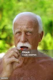 Kakek Tampan Foto Stok