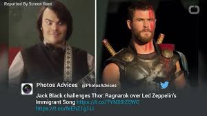Still it seems that jack black has his own spin on the character that we all need to see. Jack Black Challenges Thor To Battle Of The Jams Video Dailymotion
