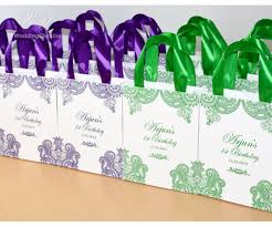 30th Birthday Goodie Bag Ideas 30 Birthday Party Bags With Purple Satin Ribbon Handles Etsy Birthday Gift Bags 1st Birthday Gifts Baby Birthday Favours