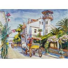 Anatolian 1000 Parca Puzzle Buyukada Donus Yolu Tablolar Fraktal Sanati Suluboya Resimler