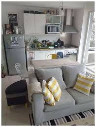 25 Suprising Small Kitchen Design Ideas And Decor 32 Kitchen Kitchendesign Kitch Small Apartment Interior Small Apartment Living Small Apartment Living Room