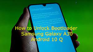 Galaxyunlocker es un software de desbloqueo diseñado para móviles de samsung y. Unlock Bootloader Samsung Galaxy A30 Android 10 Q Recovery Mode Com