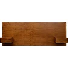 Danish Wood Floating Headboard With Night Stands Floating Headboard Headboard Headboards For Beds