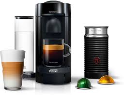 Activate to add the product. Amazon Com Nespresso Vertuo Plus Coffee And Espresso Machine By De Longhi With Aeroccino Ink Black Kitchen Dining