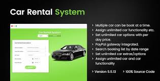 Car Rental Portal Laravel Php Car Rental Online Car Rental Rental