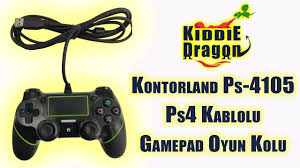 Kontorland Ps 4105 Ps4 Kablolu Gamepad Oyun Kolu Youtube
