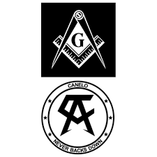 Shop canelo alvarez mexico logo onesies created by independent artists from around the globe. Red Pill Monkey On Twitter Canelo Alvarez Isn T Really Hiding It Much With His Logo Boxing Is Rigged Canelo Ruiz Joshua Freemasonry