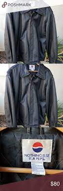 Vintage Pepsi Leather Coat Leather Coat Leather Coat