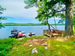 Four of the seven cabins sit directly on the lake, while the others enjoy lake views and only steps to the lake. Cabins Maine Cabin Masters