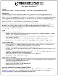 In intends to market the software provided for by the company sending the proposal as well as other details and financial information such as payment terms. The Nonprofit Institute On Twitter Opportunity Ocean Discovery Institute Is Requesting Proposals For A Grant Writer To Provide Grant Writing Support