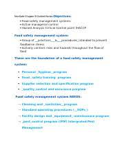 Guided notes chapter 3 the safe food handler answer key.doc. Ss Guided Notes Ch 8 Docx Servsafe Chapter 8 Guided Notes Objectives Food Safety Management Systems Active Managerial Control Hazard Analysis Critical Course Hero