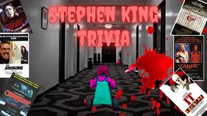 Only true fans will be able to answer all 50 halloween trivia questions correctly. Guess The Stephen King Movie Book Quiz Halloween Horror Themed Trivia Questions Youtube