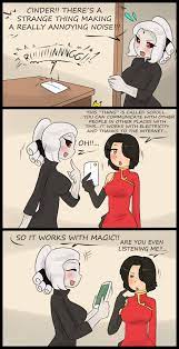 Salem Doesn T Like Technology Rwby Know Your Meme