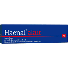 Viele, die bereits einmal unter hämorrhoiden gelitten haben, haben deshalb salbe oder zäpfchen dagegen in ihrer hausapotheke, damit sie bei den ersten anzeichen gleich dagegen steuern können. Haenal Akut Creme 50g Creme